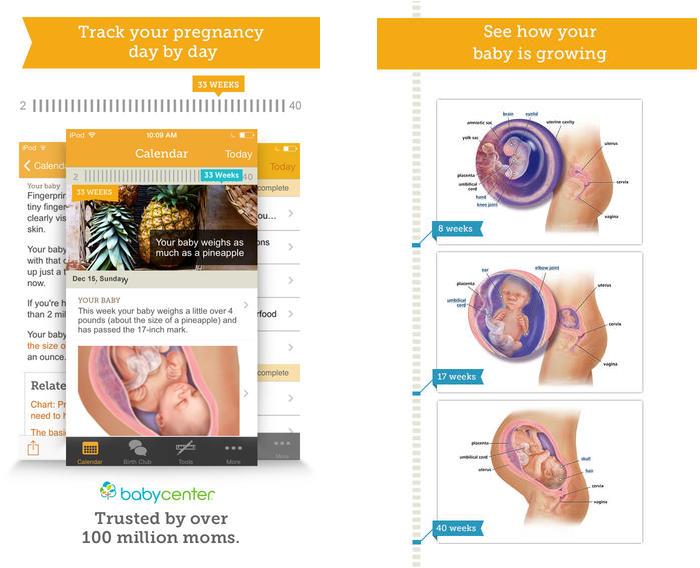 babycenter app embarazada