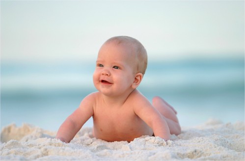 Cuidados de los bebés en la playa I