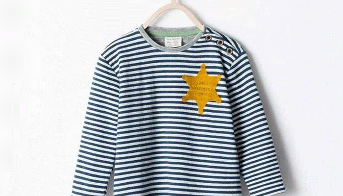 Zara retira una camiseta infantil por su parecido con el uniforme judío en el Holocausto